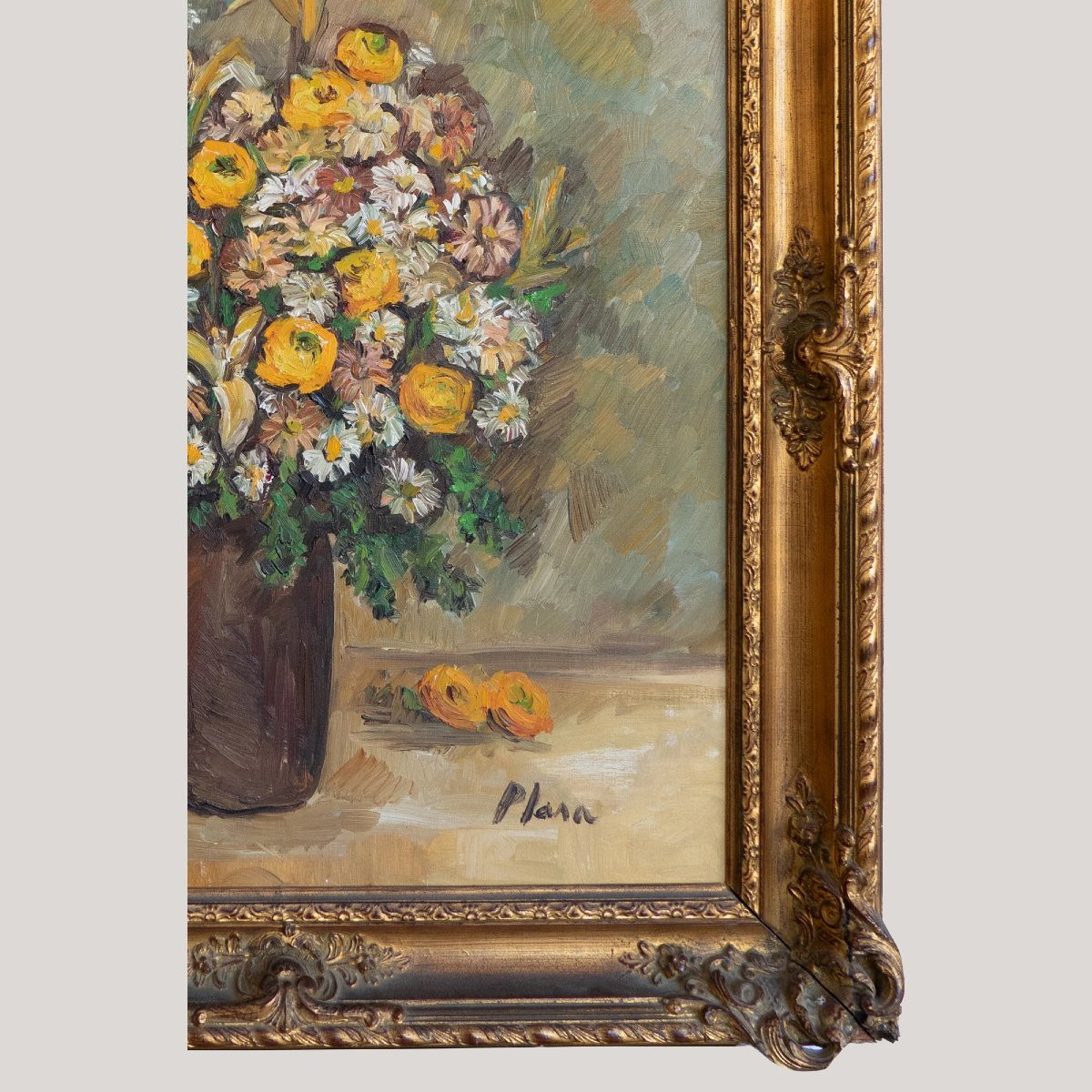 Radiant Fleurit En Lumière Dorée - Nature Morte Florale Par Francesca Plasa-photo-3