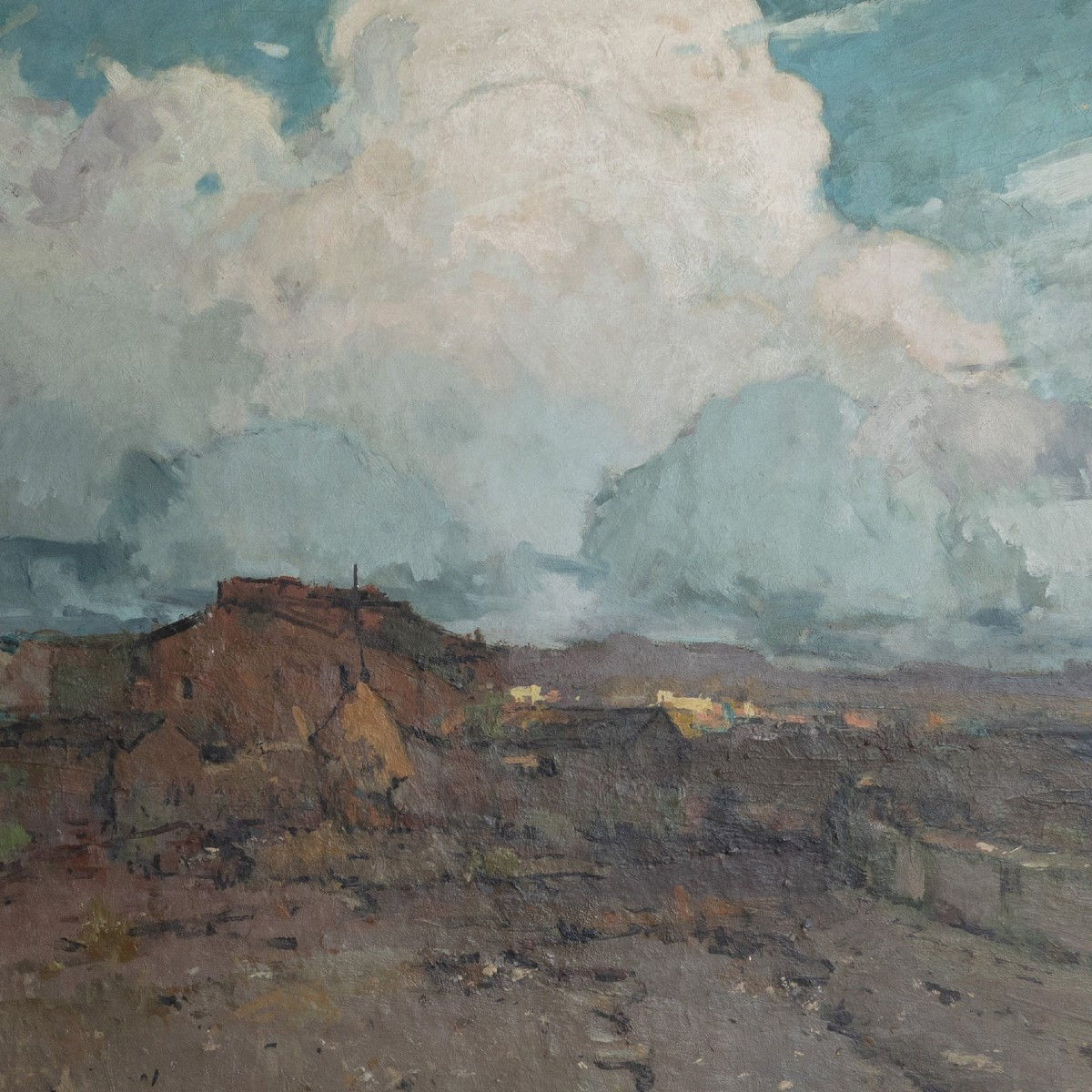 Paysage Catalan Avec Ciel Par Andreu Bosch I Canals (vers 1920)-photo-4