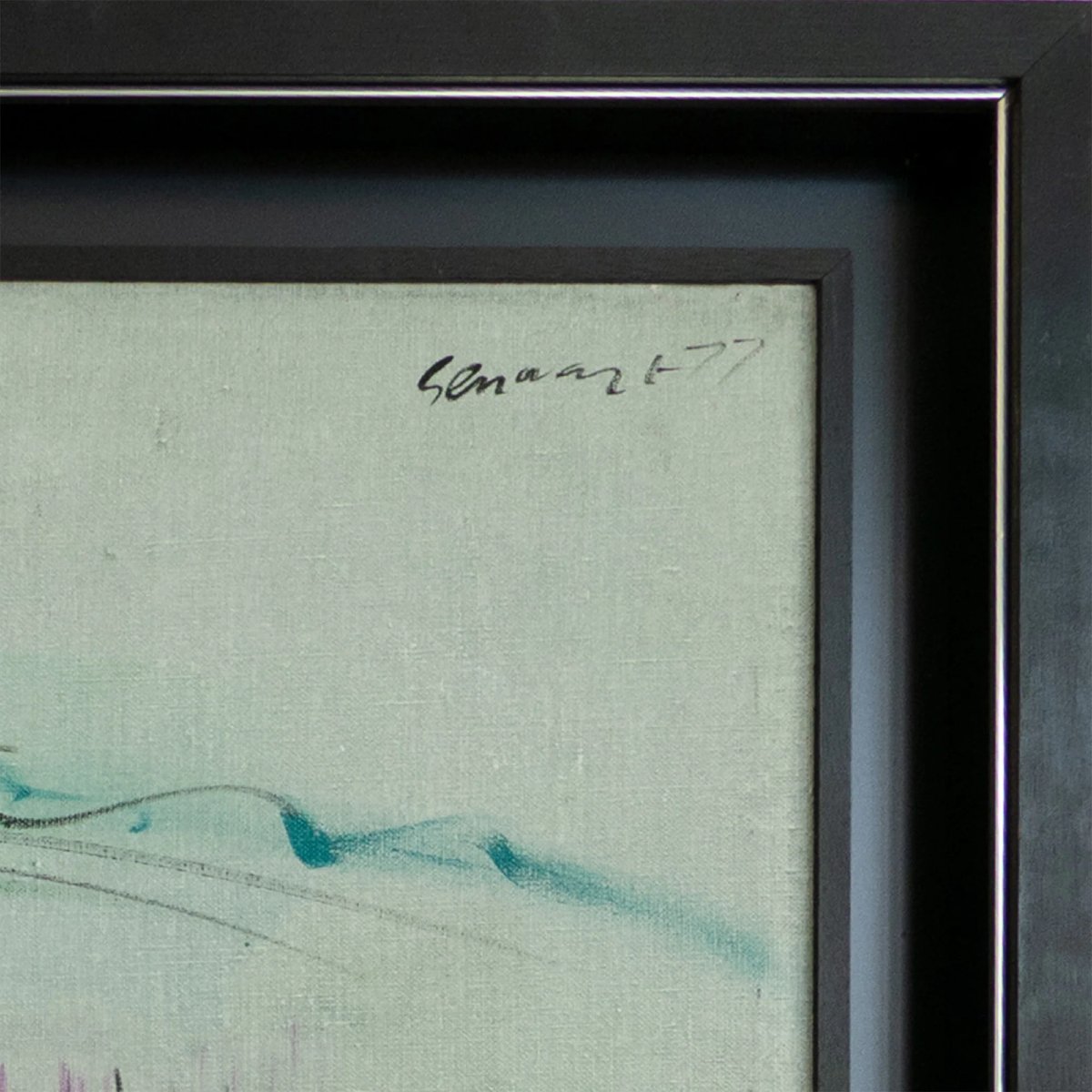 Composition Calligraphique Abstraite d'Adolf Genovart-photo-4