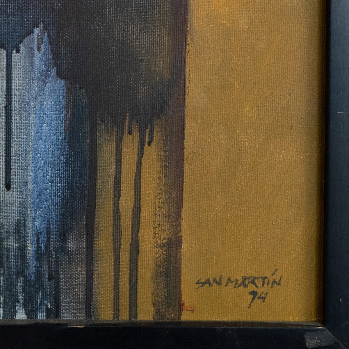 Abstract Composition With Floral Motif – Possibly By Antonio San Martín-photo-4