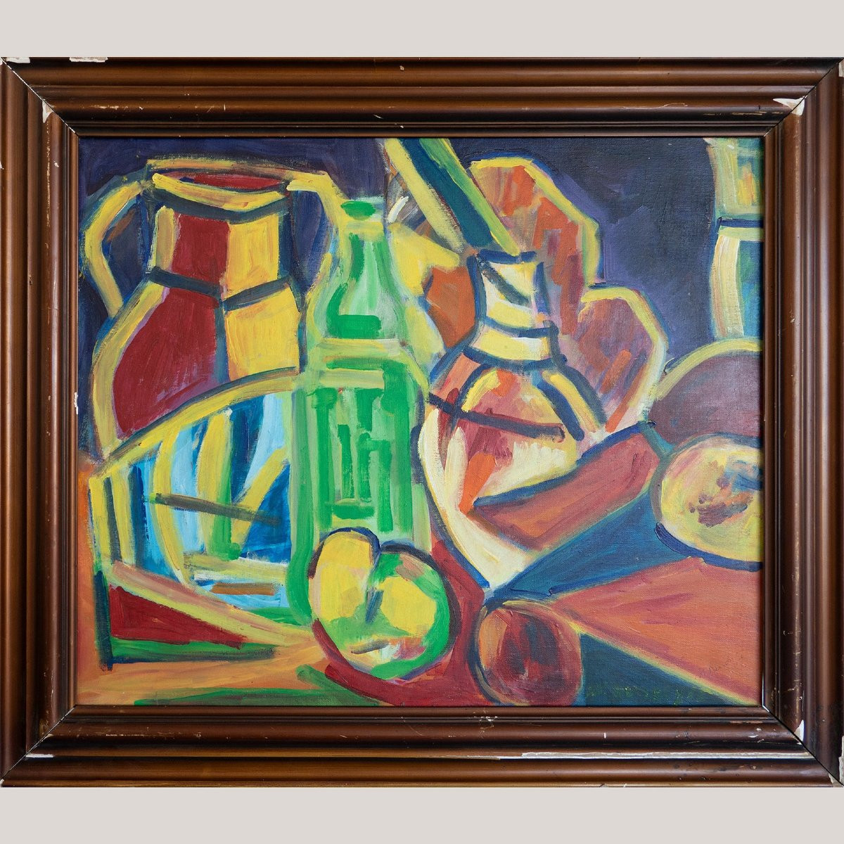Still Life With Bottles And Fruit - Karl Schmidt-rottluff - Follower-photo-2