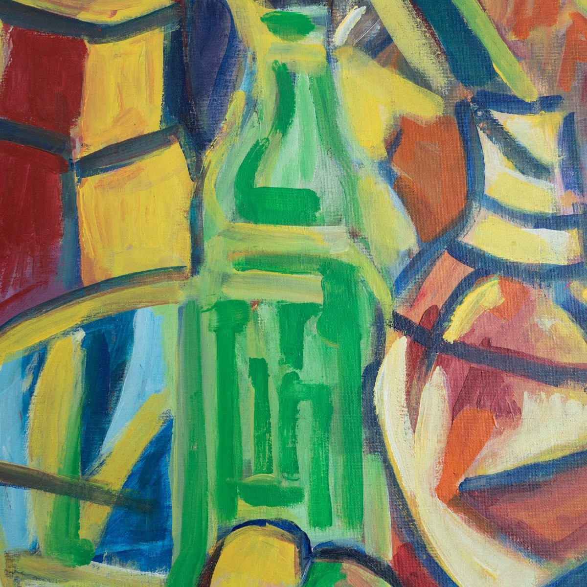 Still Life With Bottles And Fruit - Karl Schmidt-rottluff - Follower-photo-3