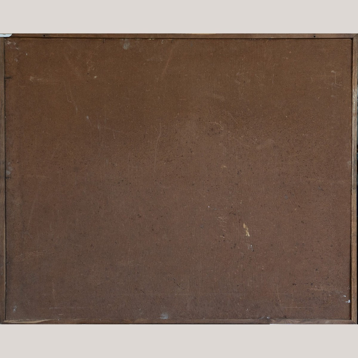 Large Abstract Oil Composition – Mid-20th Century - Signed Lita-photo-4