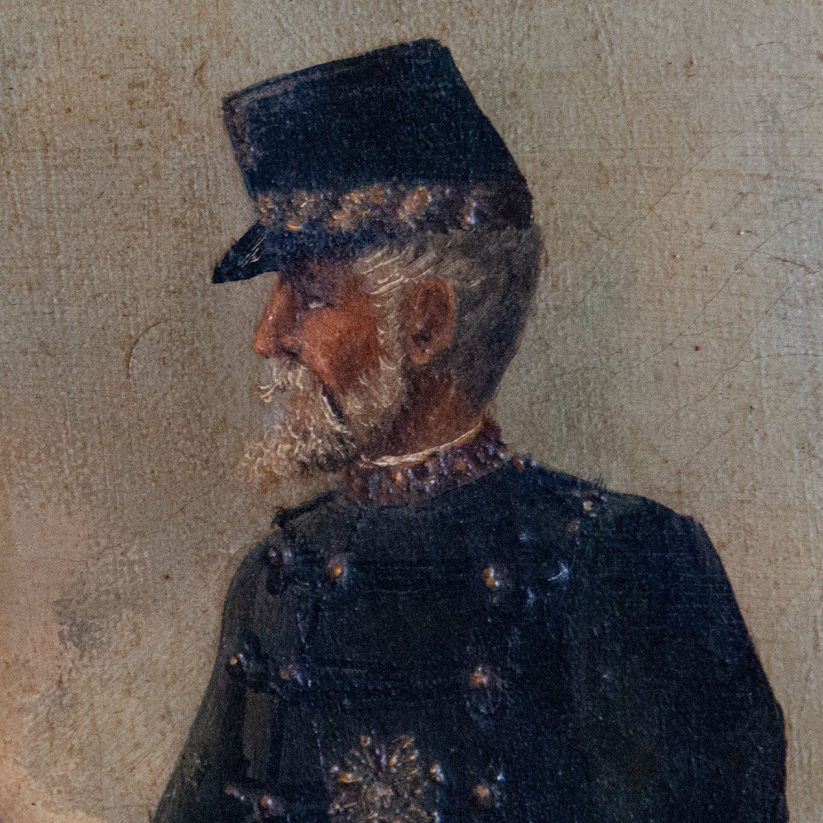 Military Officers On Horseback – Signed J. Cusachs-photo-3