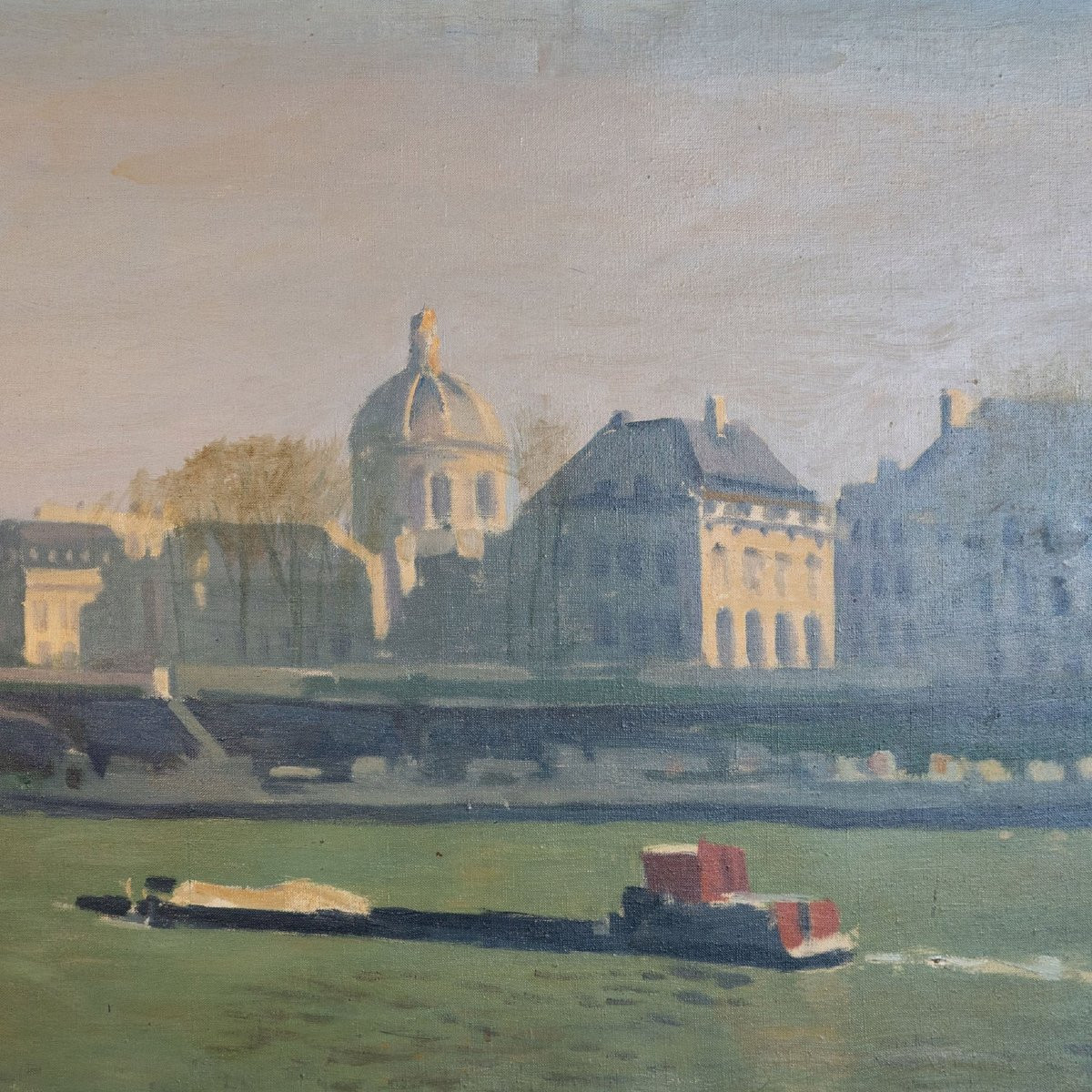 La Seine et l'Institut de France, Paris – Labellisé « E.G. Benito » - Suiveur - Albert Marquet-photo-4
