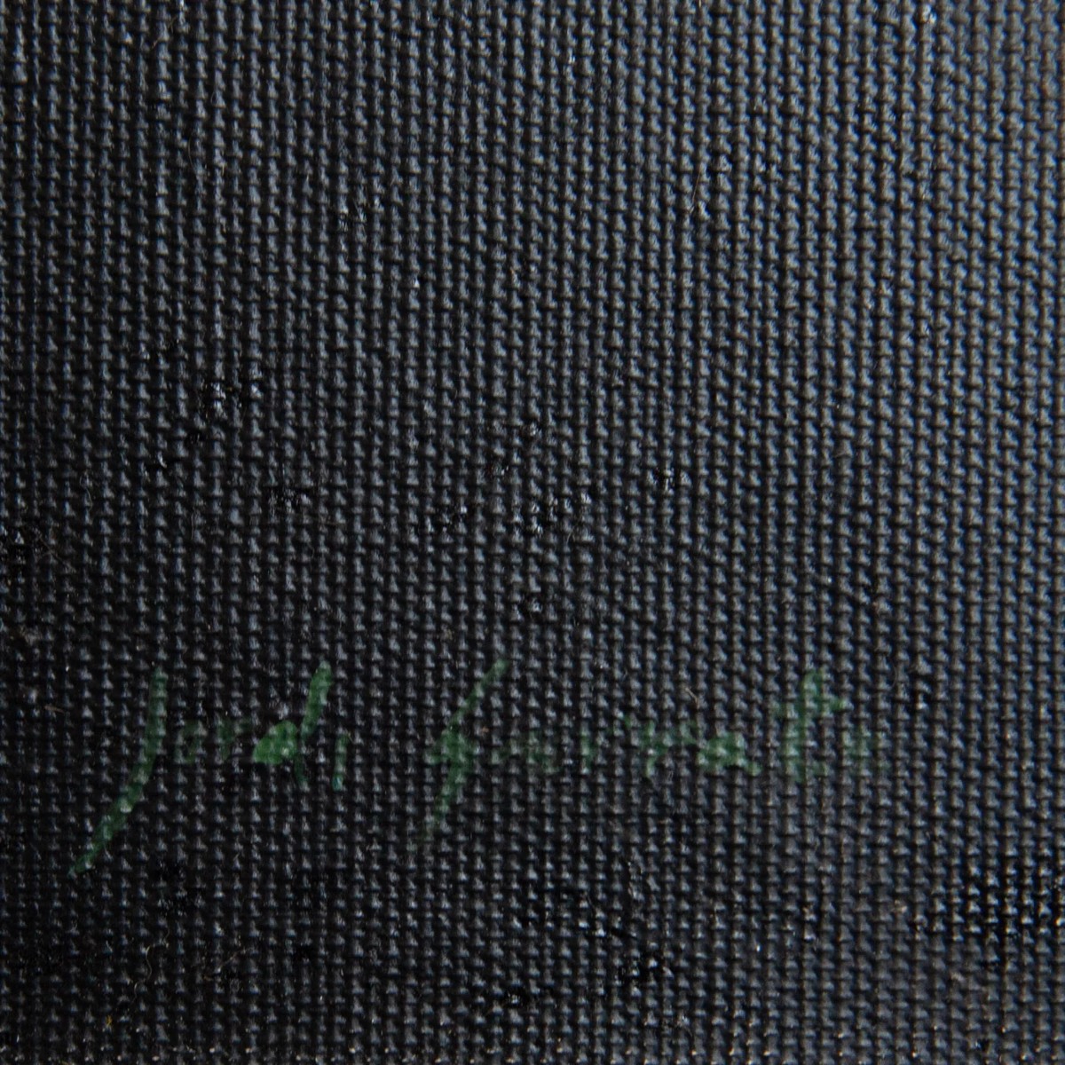 Abstract Nocturnal Composition – Signed, Artist Presently Unidentified-photo-1