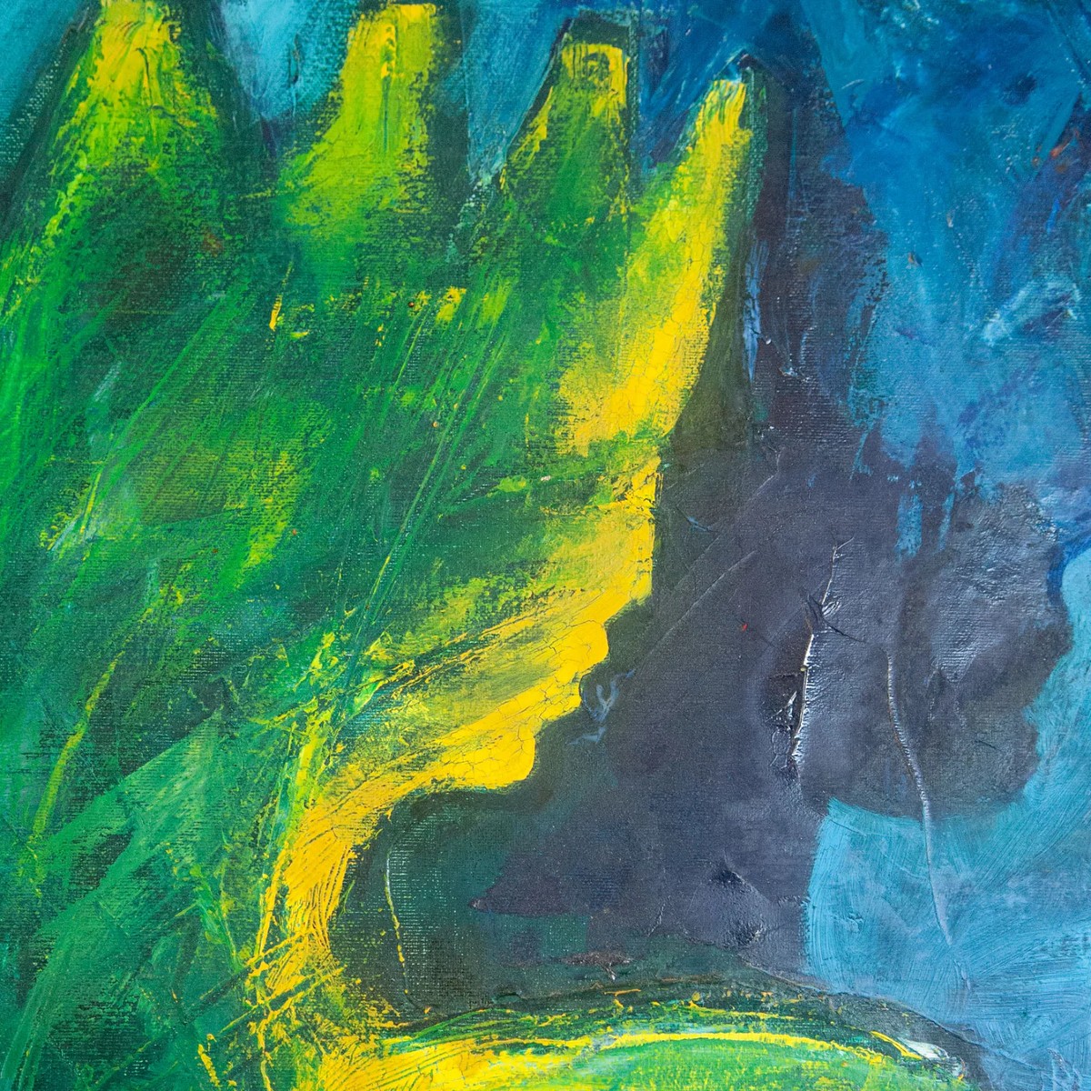 Abstract Figure Composition – Follower Of The Cobra Group – Signed & Dated-photo-3
