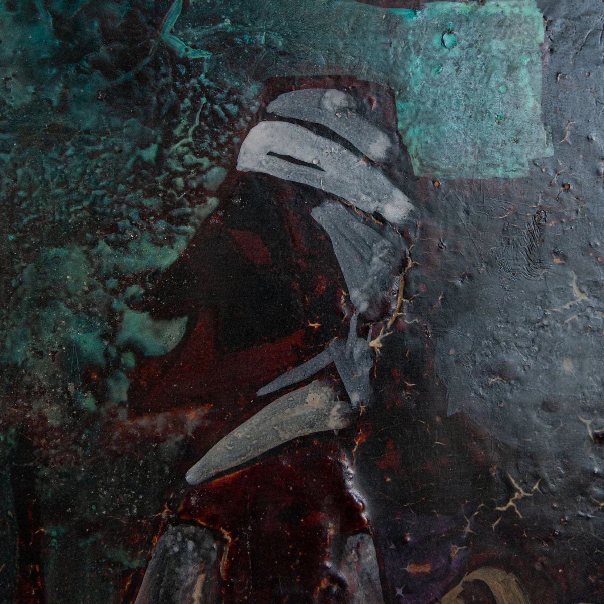 Symbolic Figure Composition – Circle Of Hamed Nada (egyptian, 1924–1990)-photo-3