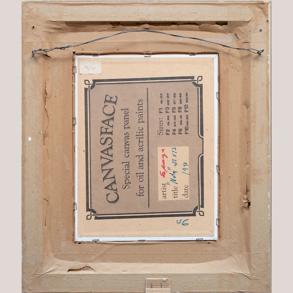 Two Post Impressionist Oil Paintings - Fisherman And Fishing Boats-photo-2