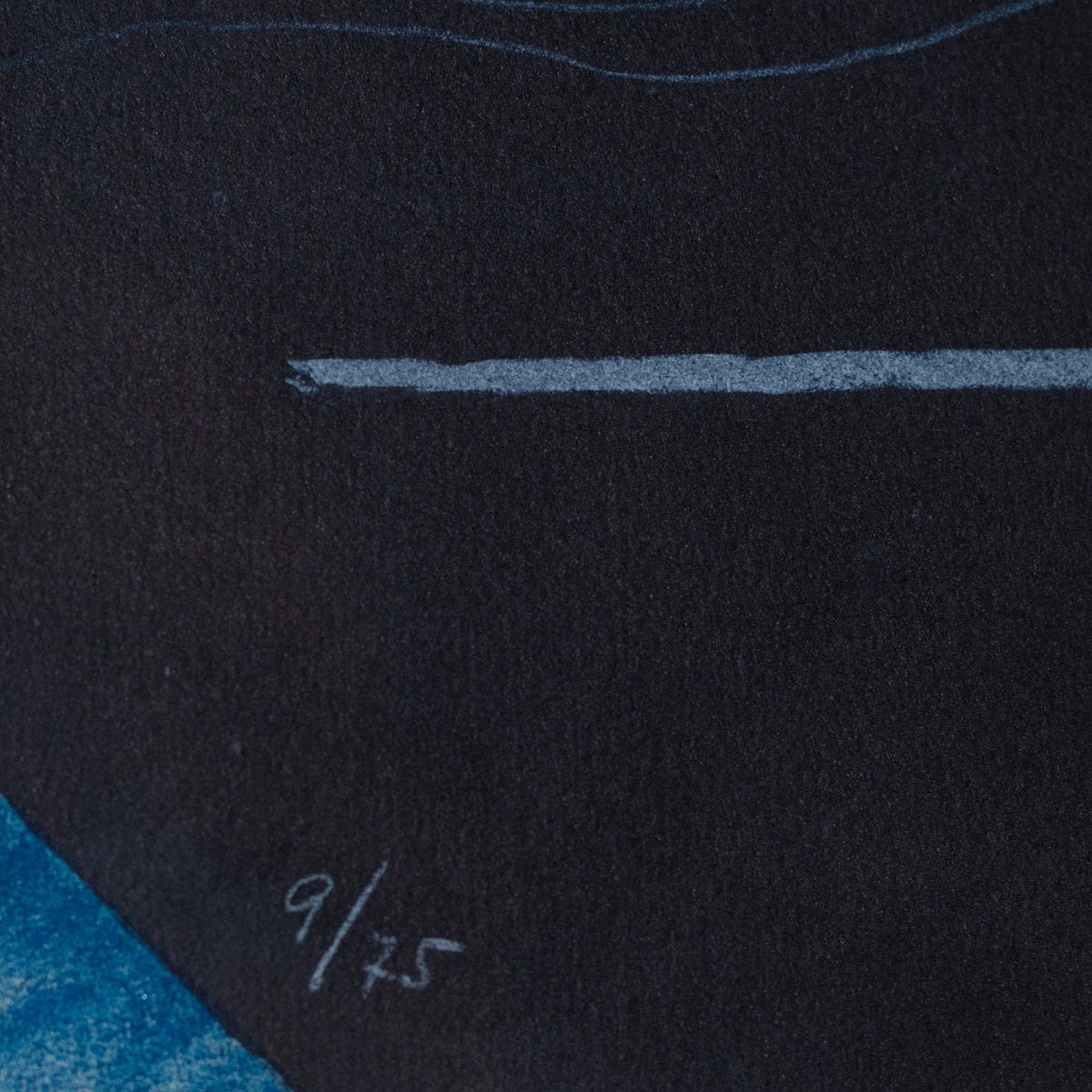 Compositions géométriques abstraites – Paire de lithographies vintage encadrées, signées et en-photo-2