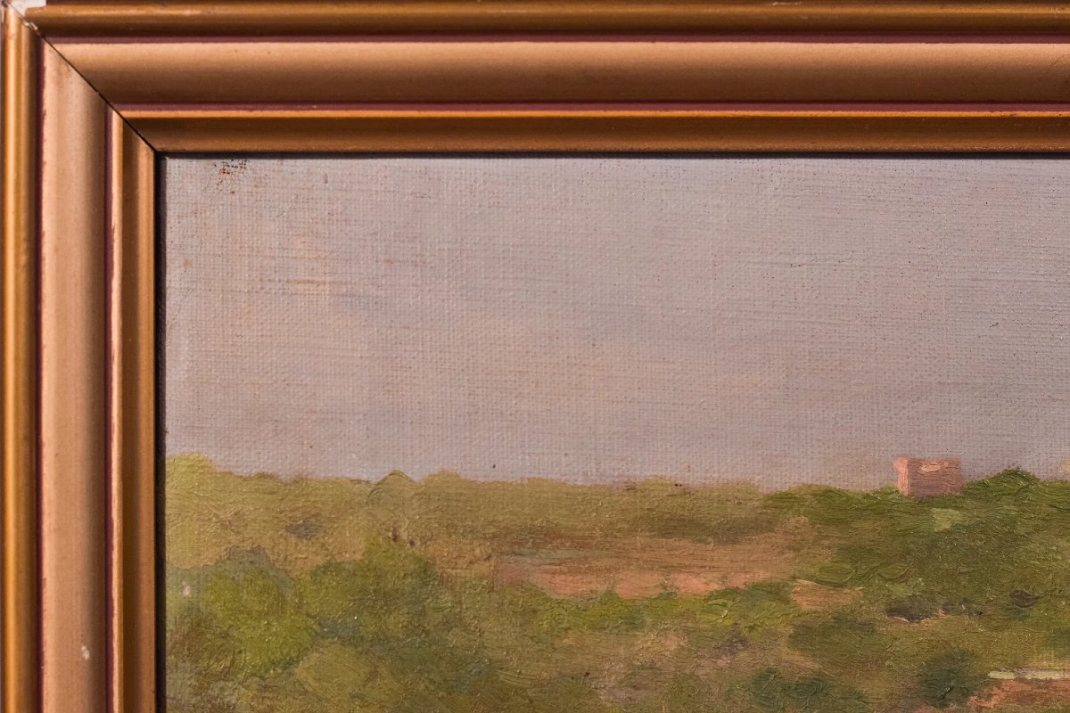 Jose Benlliure Y Ortiz - Impressionist Mediterranean Landscape-photo-3