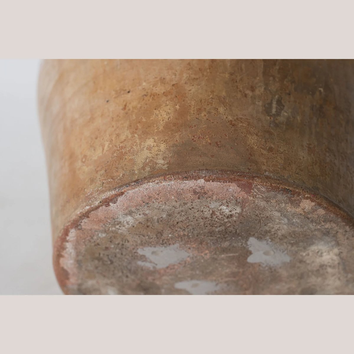 Grand pot à olives ancien – Méditerranée du XIXe siècle-photo-4