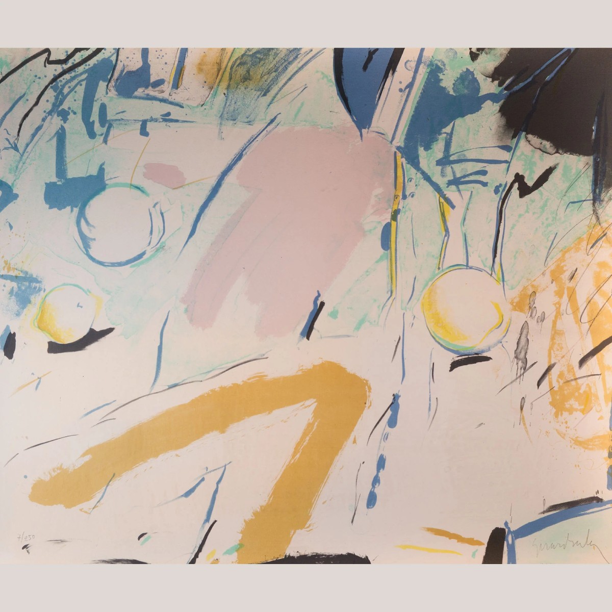 Lithographie abstraite – Gerard Sala i Rosselló