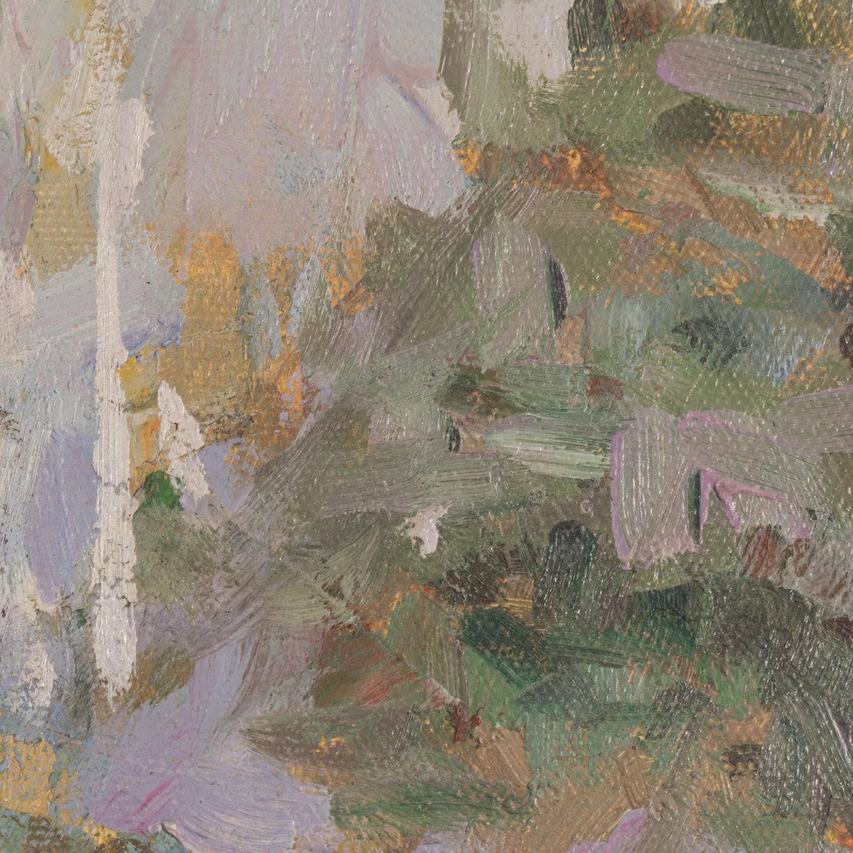 Cattle Drive Beneath A Southern Sky - Oil On Canvas-photo-3