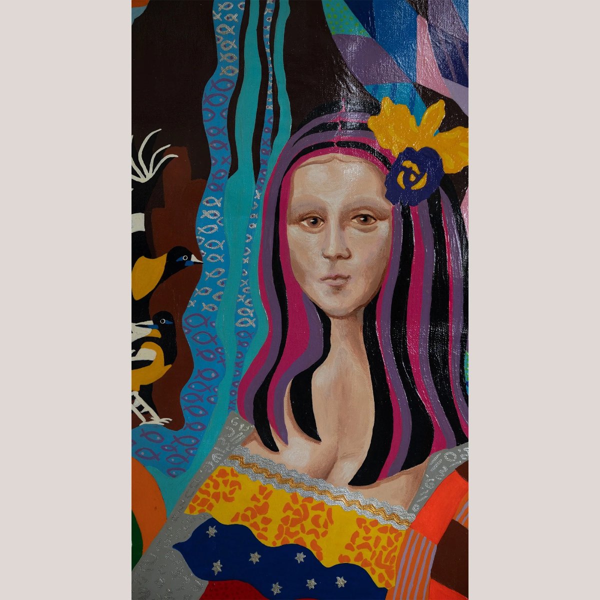 Portrait With Tropical Motifs – Diana Castro-photo-3
