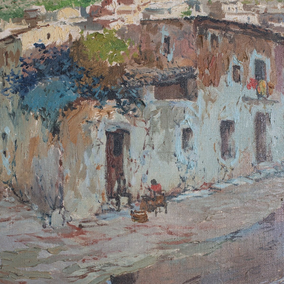 Mediterranean Riverside Village Landscape By Francisco Payà Sanchís-photo-2