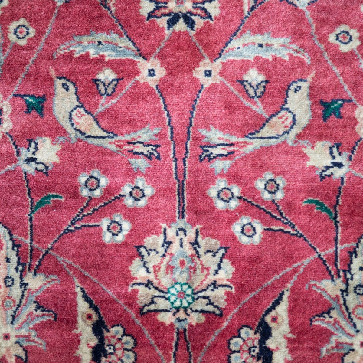 Tapis Tabriz vintage noué à la main et signé, 258 × 158 cm-photo-4