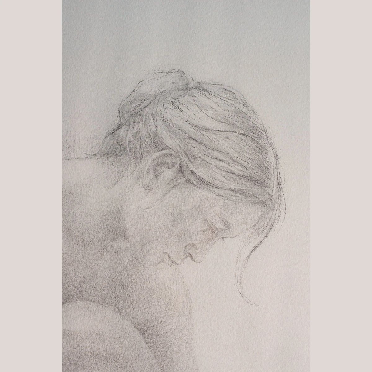 The Four Seasons (les Quatre Estacions) – Suite Of Four Large Framed Original Graphite Drawings-photo-1
