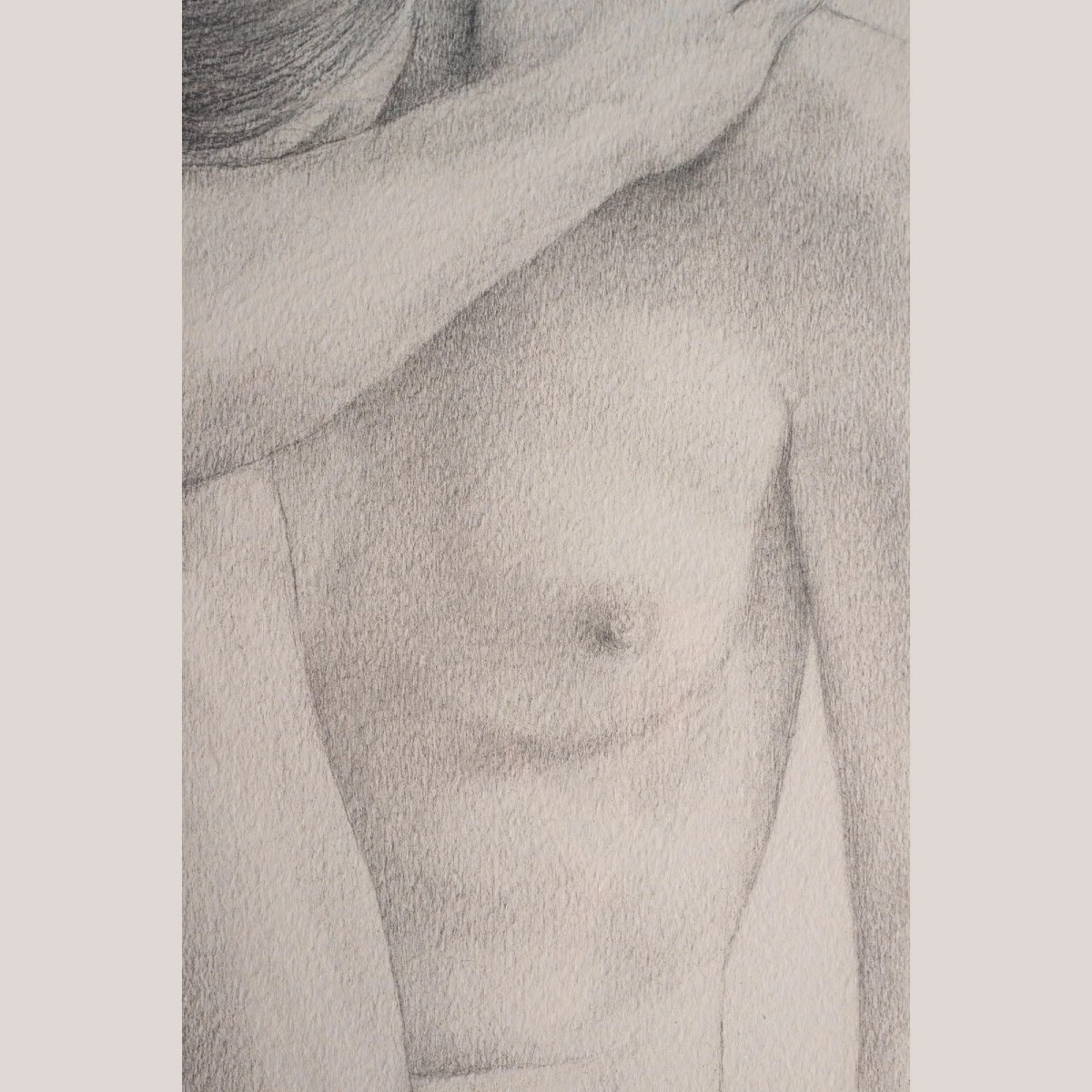 The Four Seasons (les Quatre Estacions) – Suite Of Four Large Framed Original Graphite Drawings-photo-3