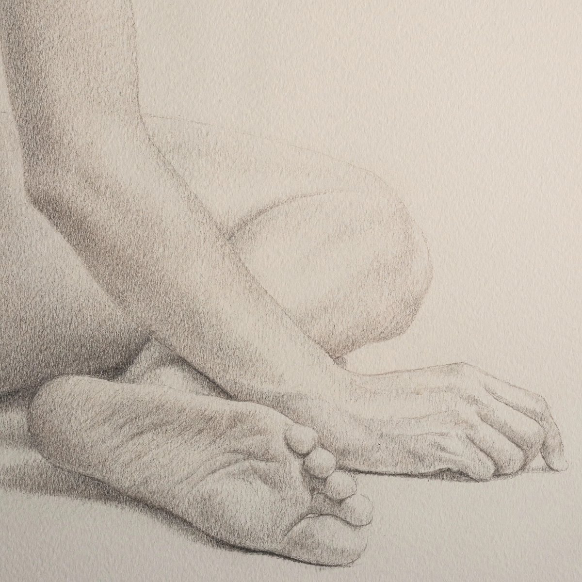 The Four Seasons (les Quatre Estacions) – Suite Of Four Large Framed Original Graphite Drawings-photo-6