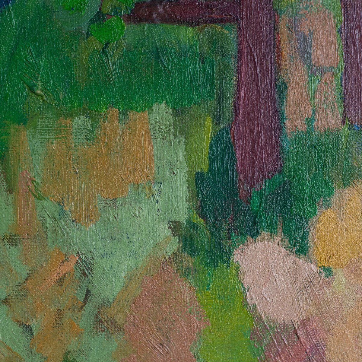A. Estrada | Blossom | Huile sur toile vintage signée-photo-4