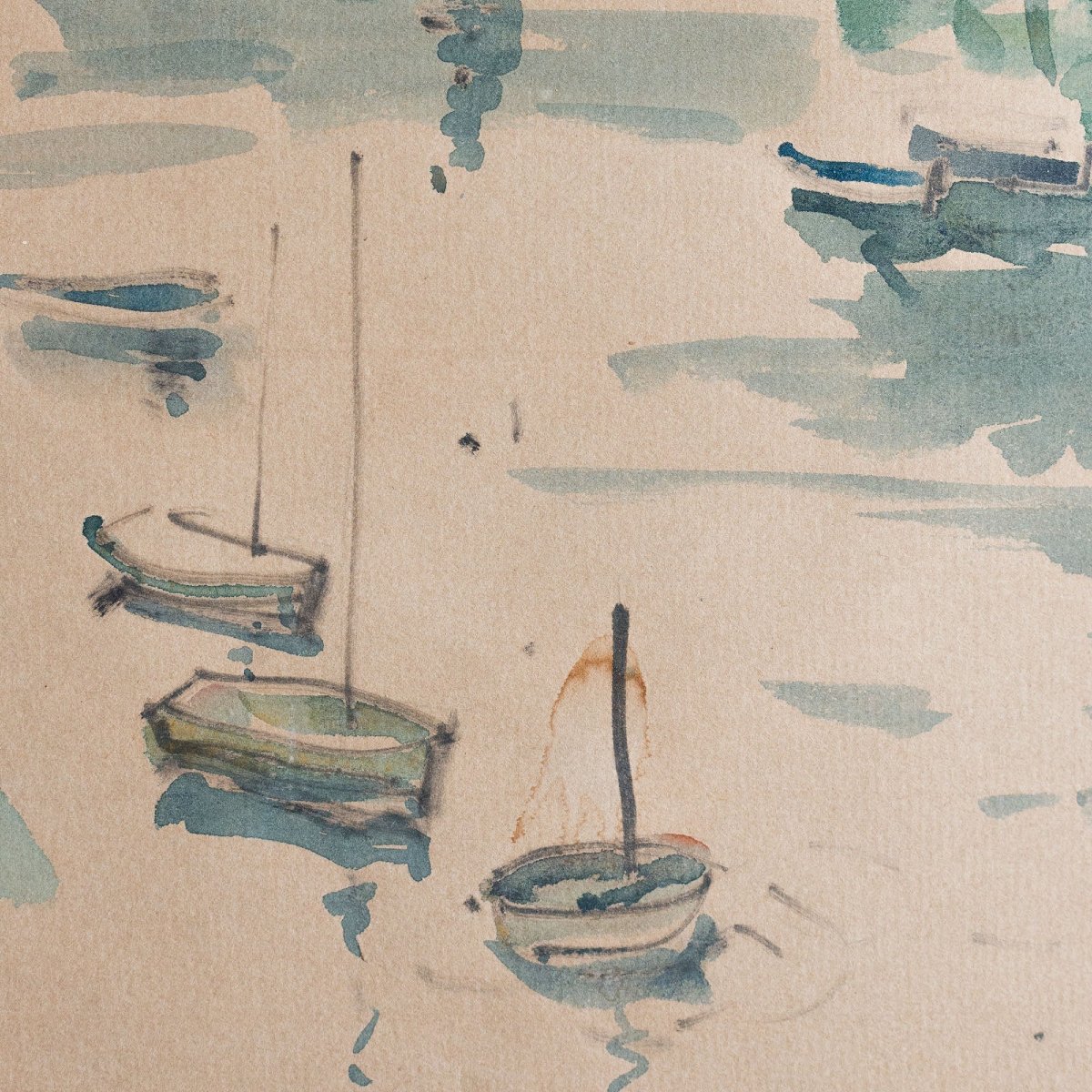 Putney Bridge, London Watercolour-photo-4