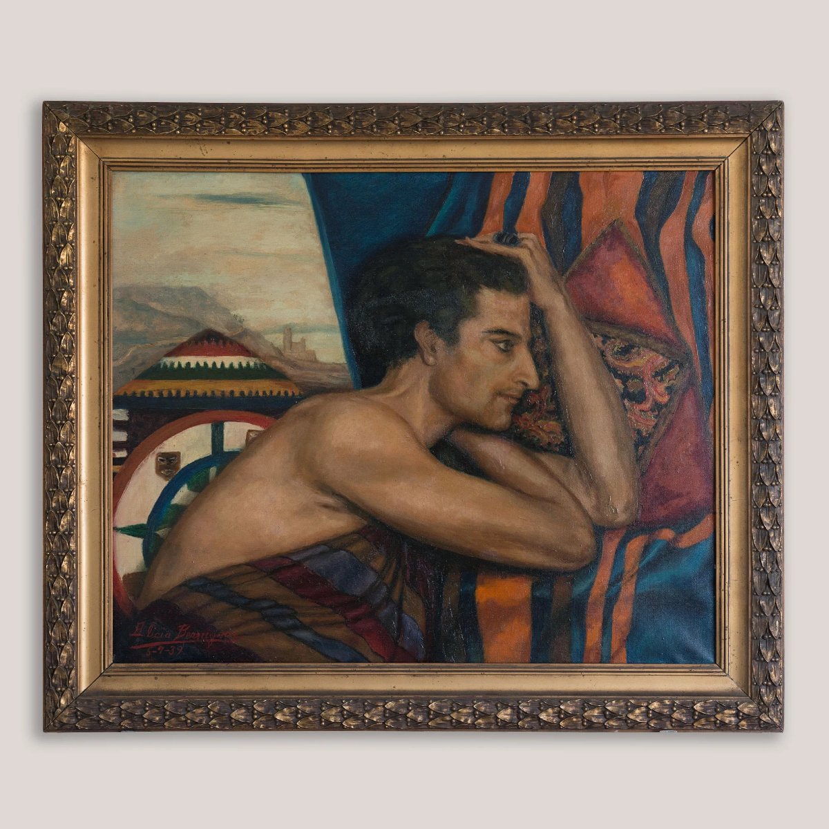 Portrait d'homme assis, par Alicia Berenguer-photo-3