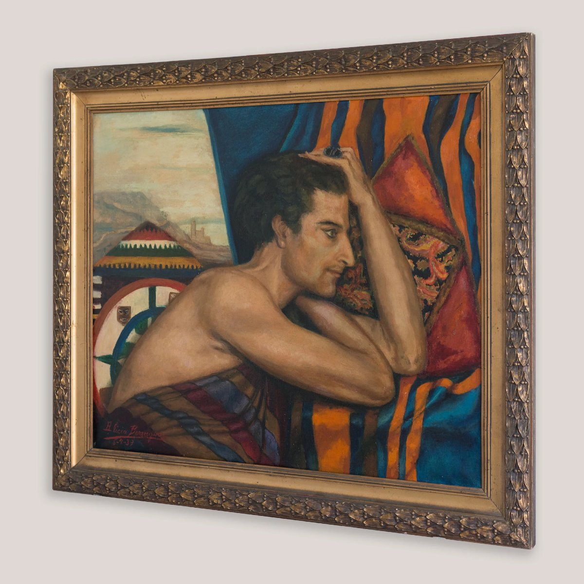 Portrait d'homme assis, par Alicia Berenguer-photo-4