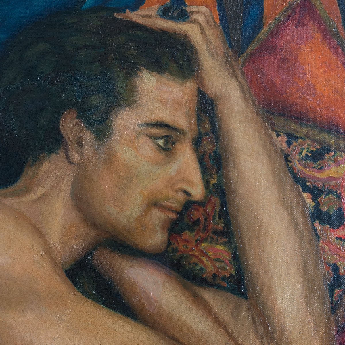 Portrait d'homme assis, par Alicia Berenguer-photo-1