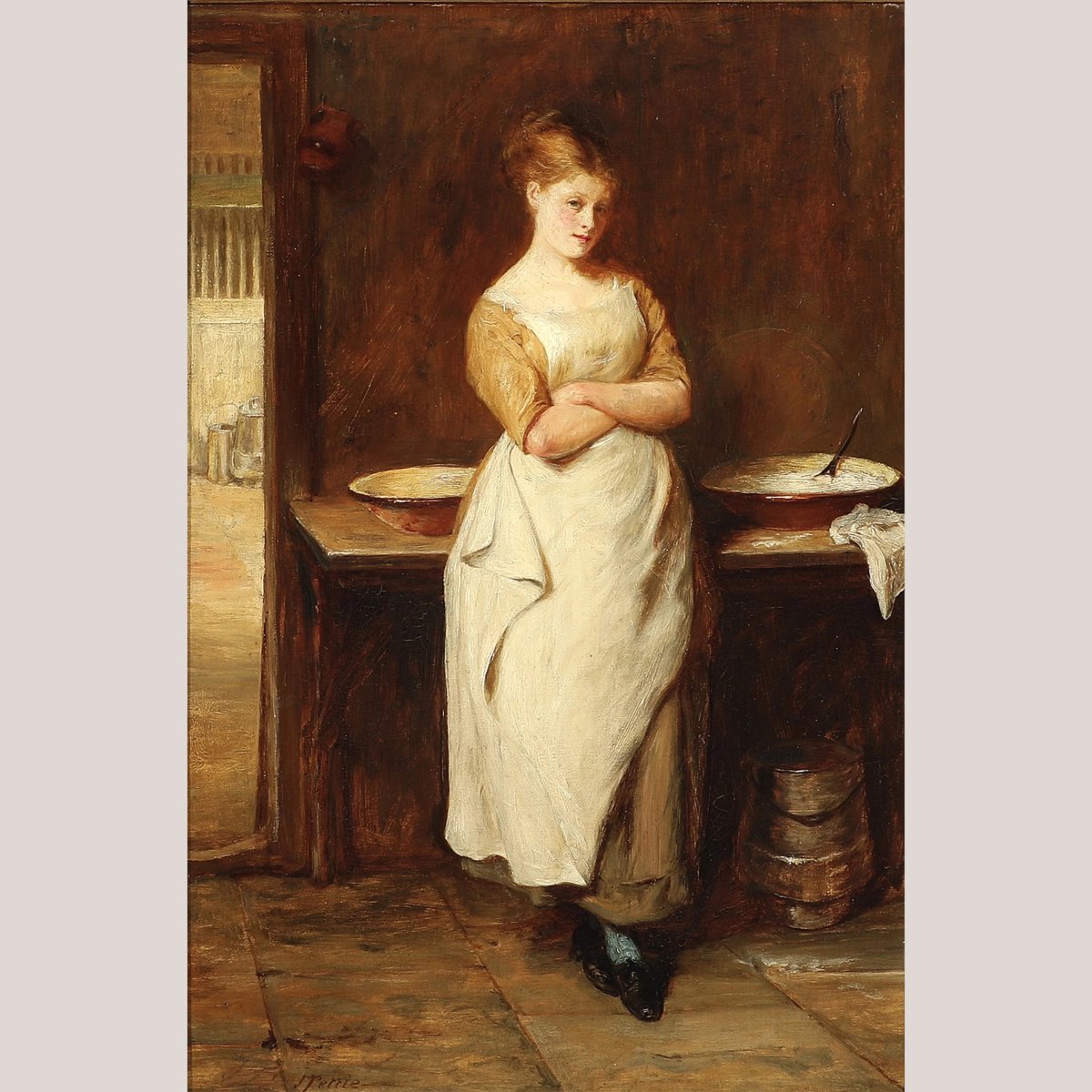 Une servante victorienne – John Pettie-photo-1
