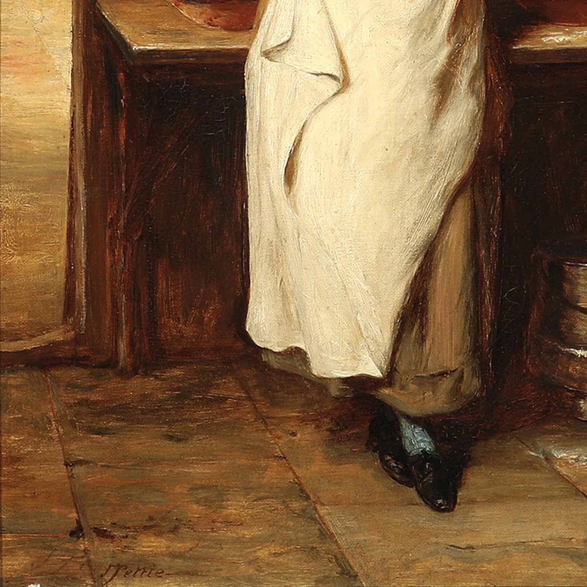 Une servante victorienne – John Pettie-photo-2