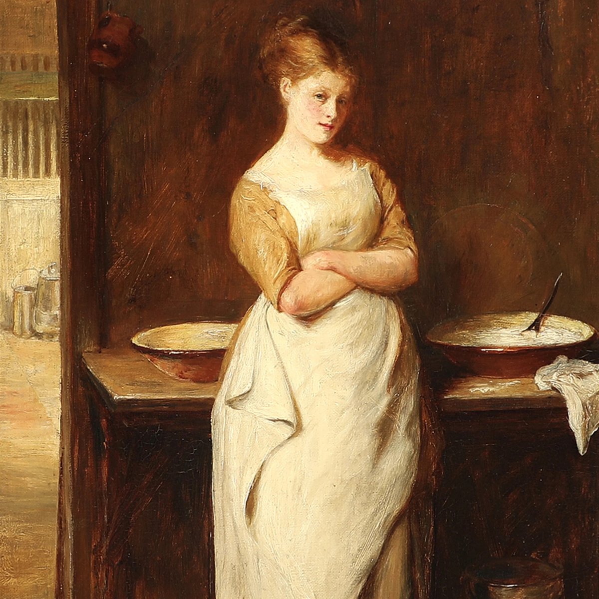 Une servante victorienne – John Pettie