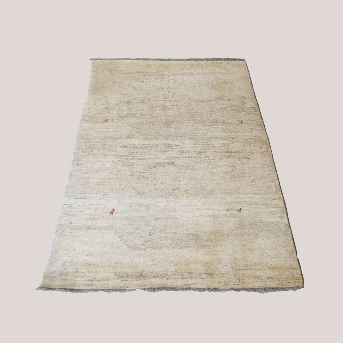 Tapis persan Gabbeh vintage – Laine nouée à la main – 257 × 178 cm-photo-2