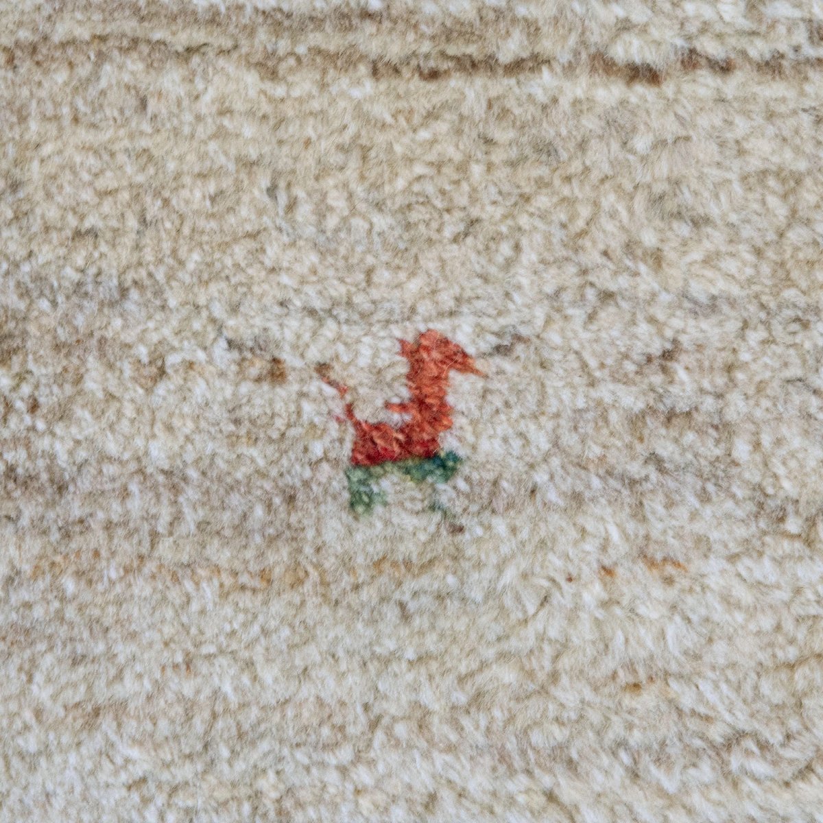 Tapis persan Gabbeh vintage – Laine nouée à la main – 257 × 178 cm-photo-4
