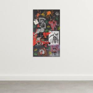 Street Art Design - On Metal Board