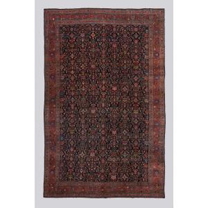 Palace-size Antique Persian Mashad Rug – 605 Cm × 390 Cm