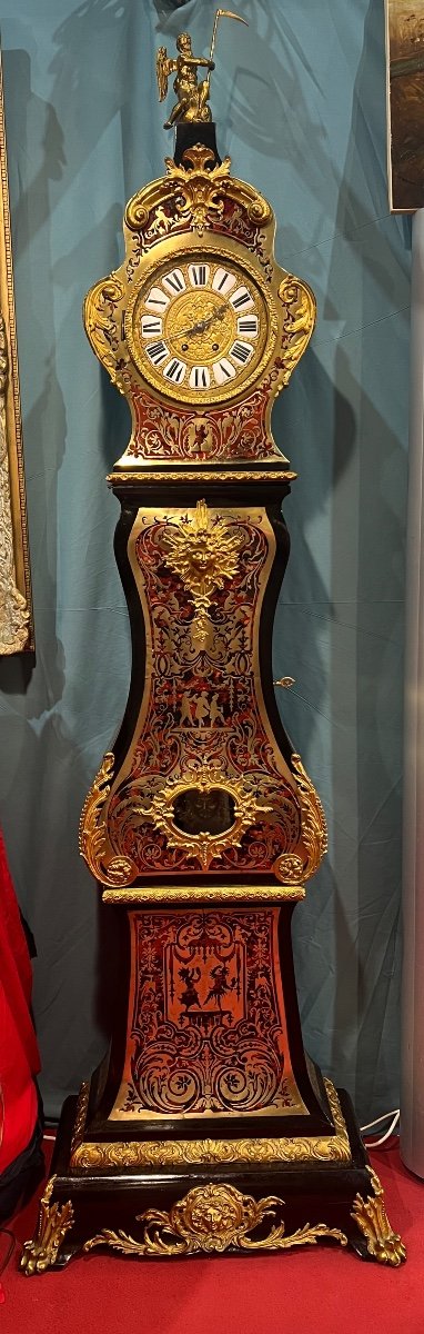 Régulateur D’époque Napoléon III En Marqueterie Boule