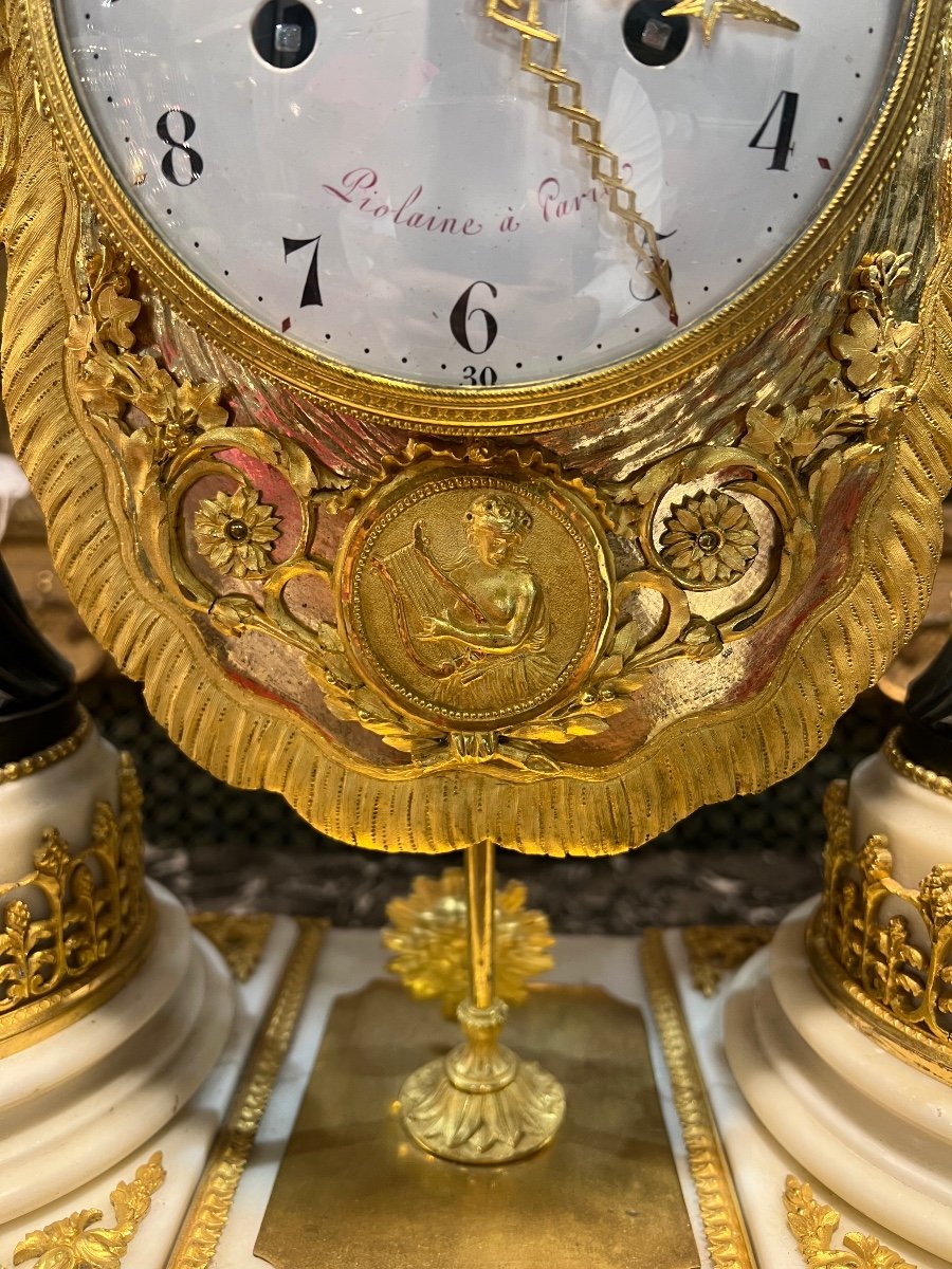 Pendule Aux Vestales d’époque Louis XVI-photo-1
