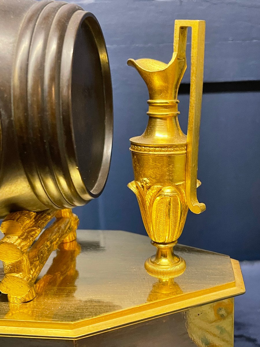 Pendule Aux Petits Africains Soutirant Le Vin-photo-8