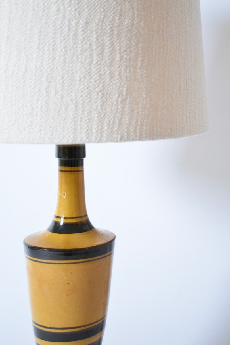 Paire De Lampes Néoclassiques En Terre Cuite émaillée, Années 1970.-photo-3