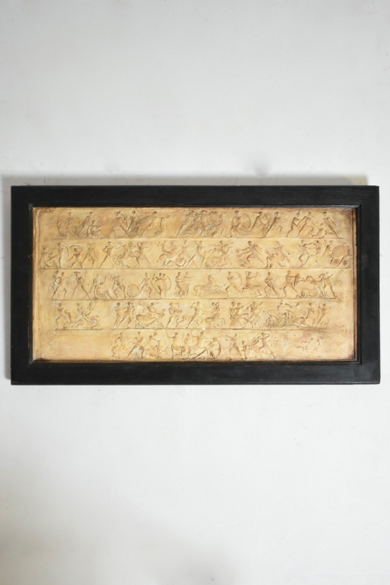 Plaster Mythological Bas-relief, 1940s