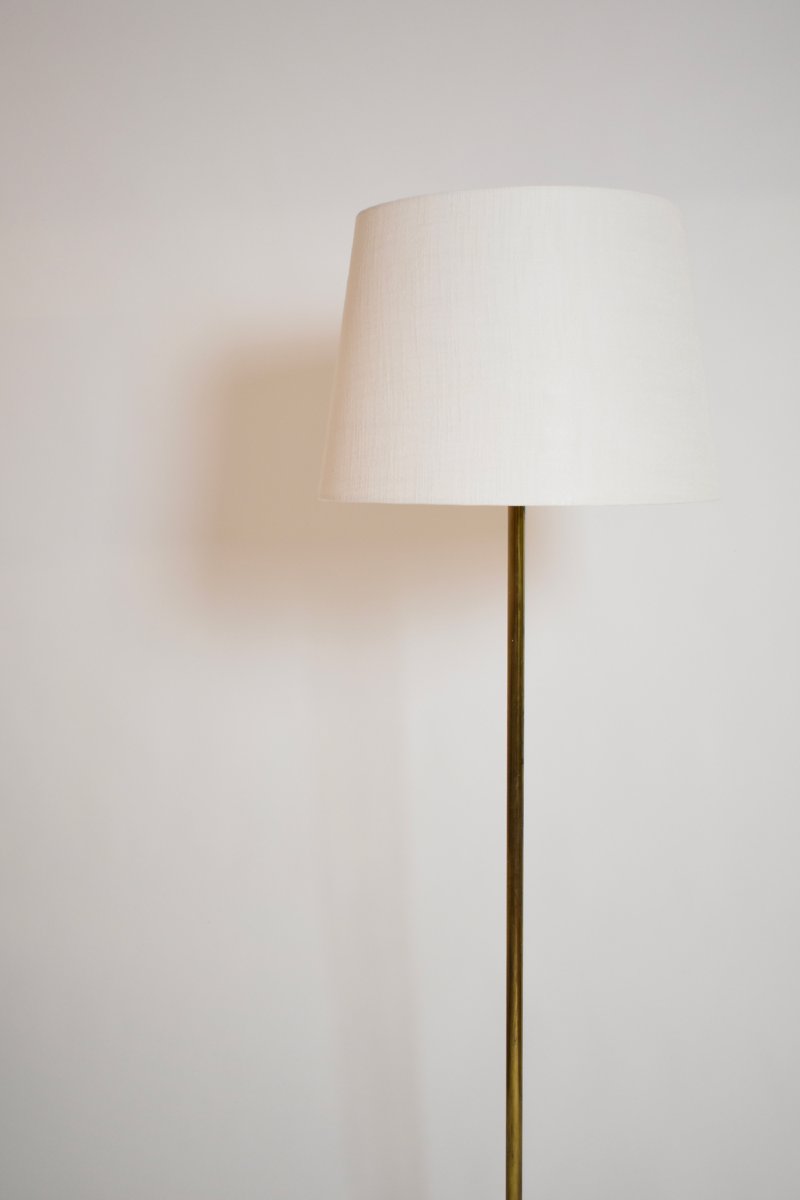 Tripod Baluster Neoclassical Floor Lamp, 1960s.-photo-3