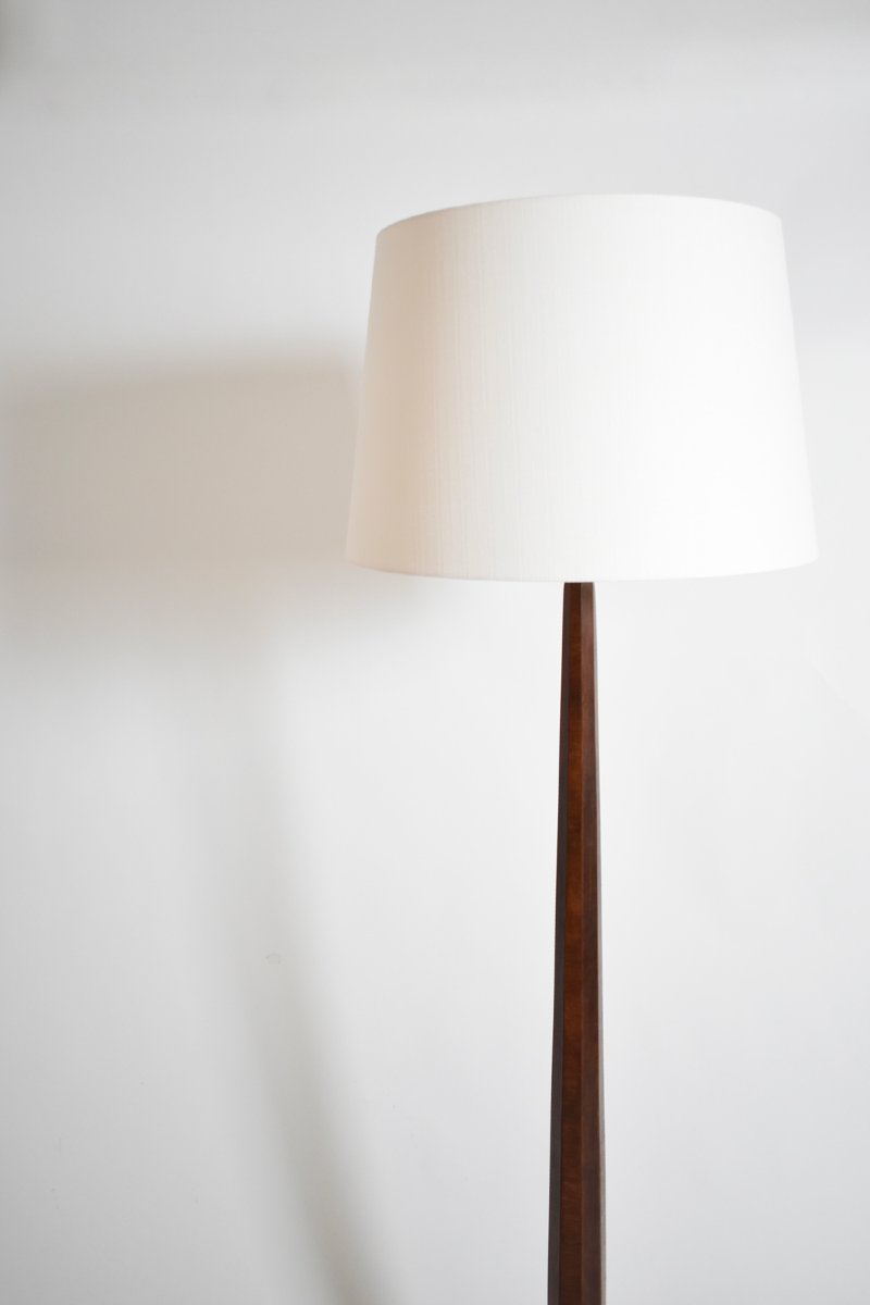 Lampadaire en bois Art déco, années 1930.-photo-4