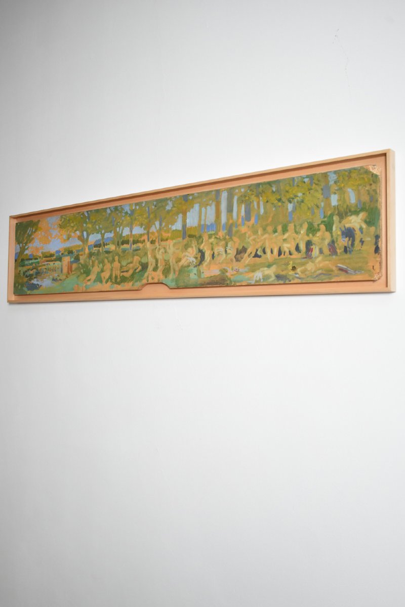 Étude de figures dans un paysage, années 1970.-photo-3