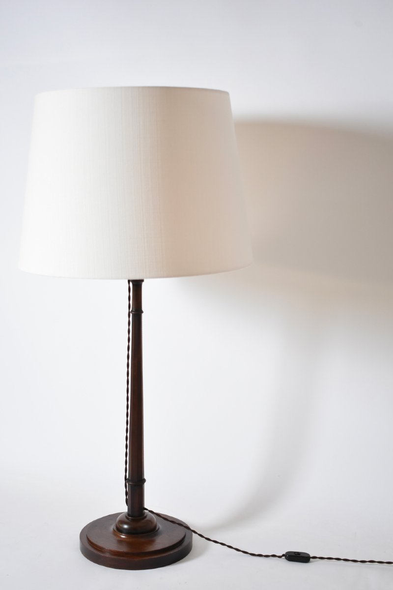 Wooden Pyramidal Lamp, 1920s.-photo-4