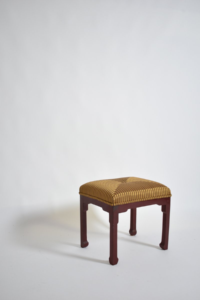 Tabouret style chinois, années 1920.-photo-2