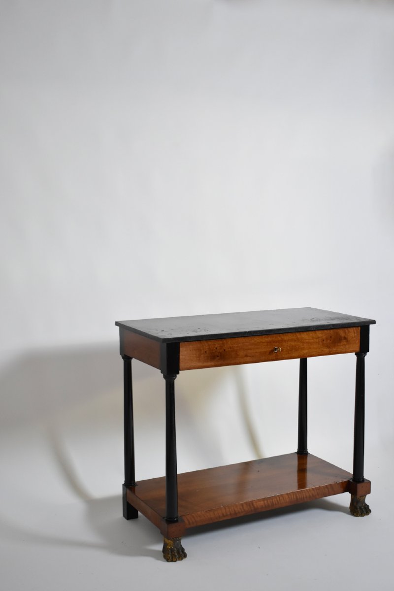 Console à pattes de lion, période Consulat, XIXᵉ siècle.-photo-3