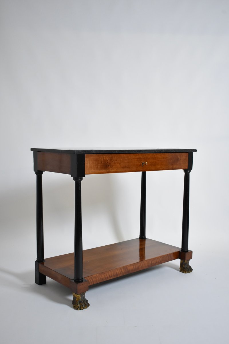 Console à pattes de lion, période Consulat, XIXᵉ siècle.-photo-4
