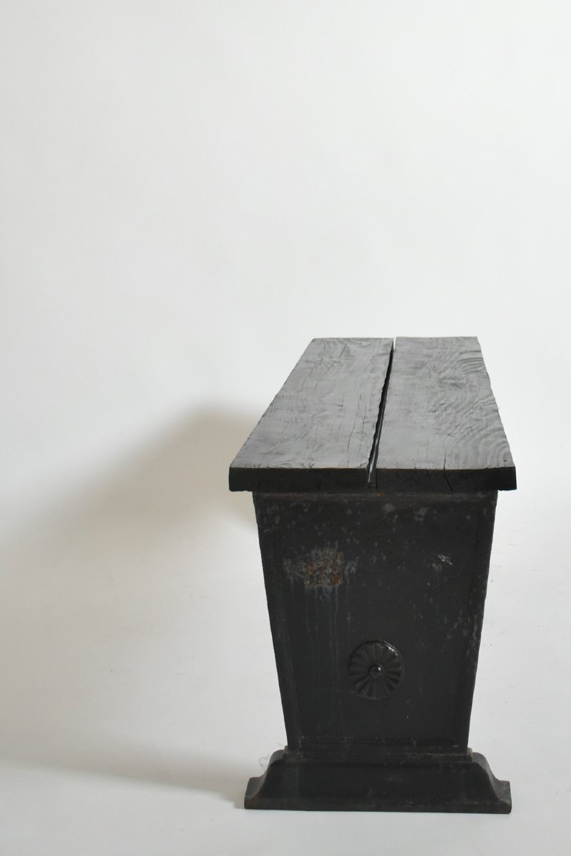 Skoglund & Olson Cast Iron Bench, 1920s.-photo-3