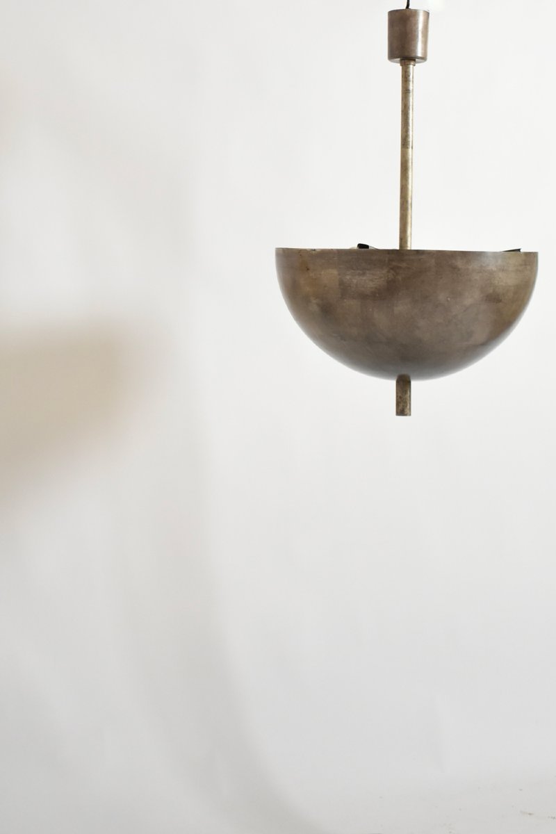 Plafonnier en fer forgé moderniste, années 1920.-photo-3